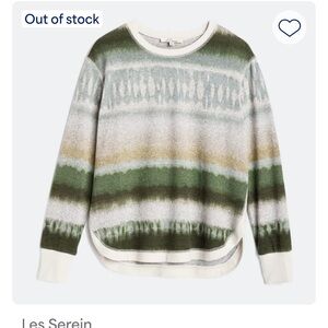 Long Sleeve Knit Sweatshirt! Medium. Les Serien - Green New! Never worn.